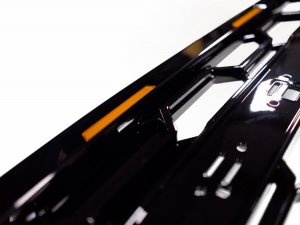 Ford Bronco Custom Grille - Sport Style w/ LED Lights - Gloss Black Finish Ford Bronco Custom Grille - Sport Style w/ LED Lights - Gloss Black Finish